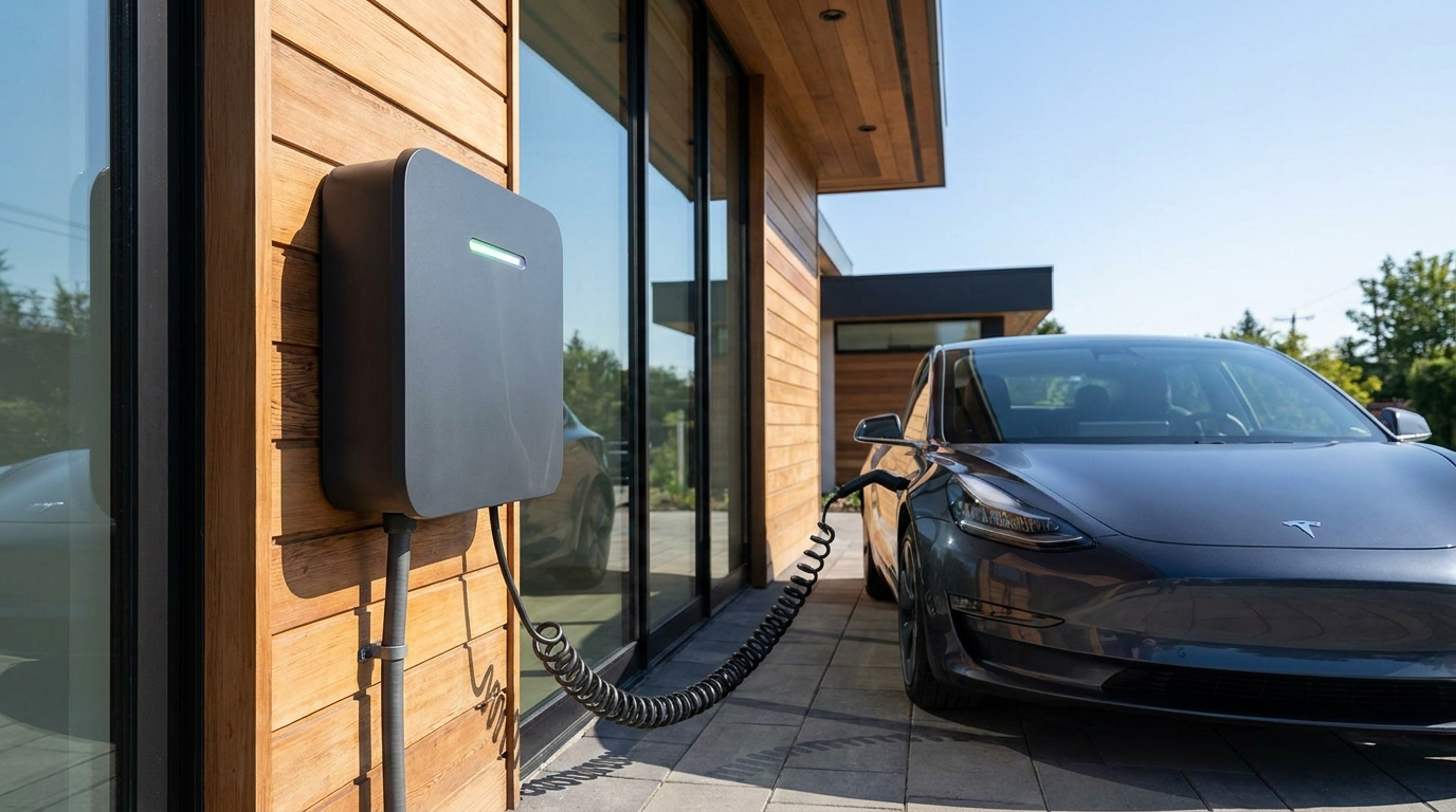 RJS Electrical Contractors EV charge point installation